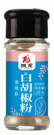 襄阳瓶白胡椒粉25g