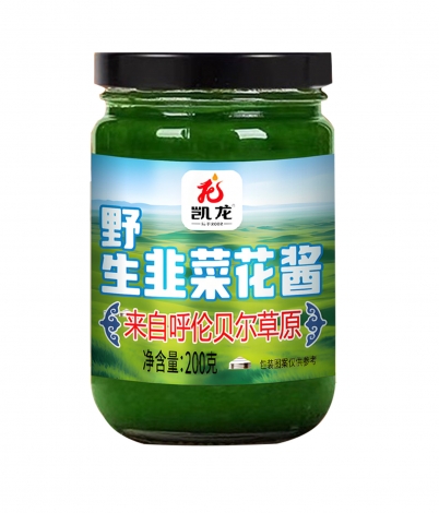野生韭菜花酱200克
